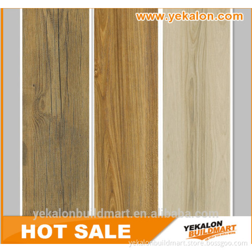 wood finish floor tile for bedroom and living room 150x600mm